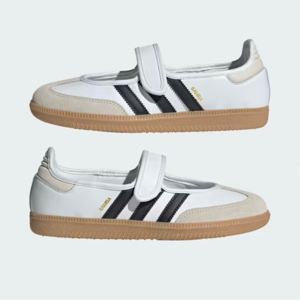 NWT adidas Women's Samba Jane Sneaker Shoe, SOLD OUT online, Black and White